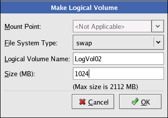 Creating a Logical Volume