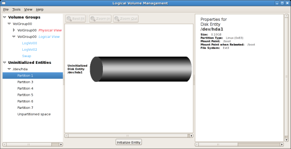 Uninitialized Entities