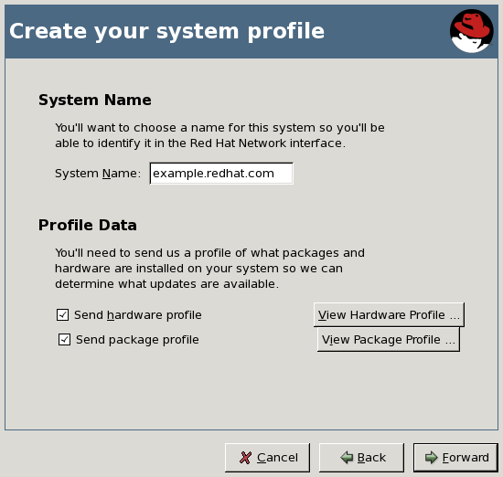Registering with RHN