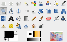 The Zoom tool in Toolbox