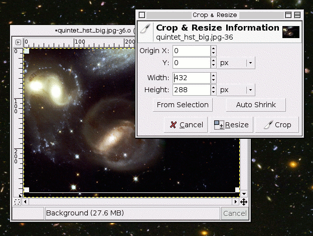 Problem Solved by Cropping