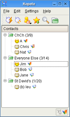 Kopete, the KDE IM client.