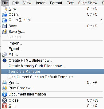 FileTemplate
Manager