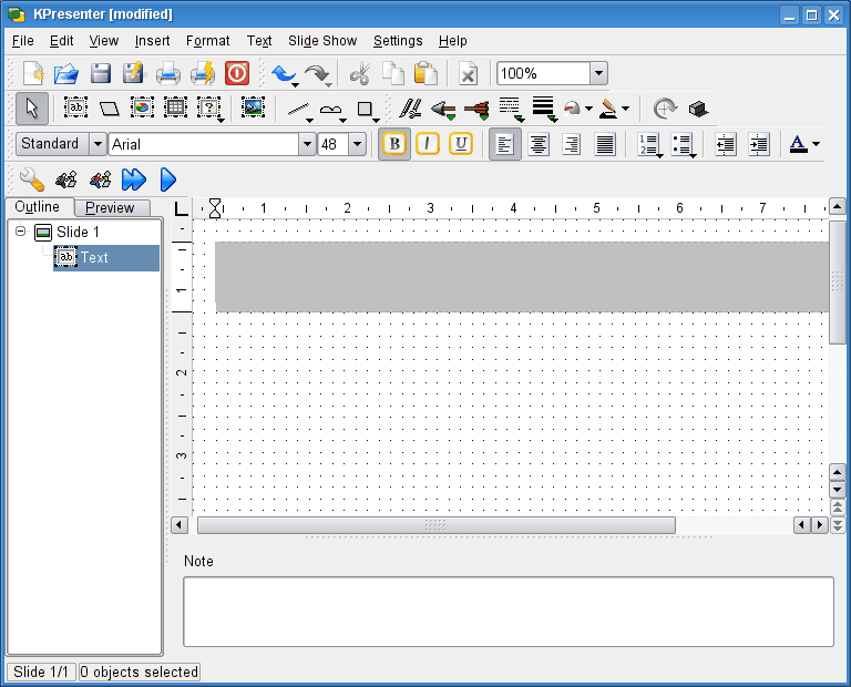 The text insertion cursor