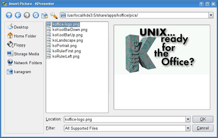 Choosing a picture to add