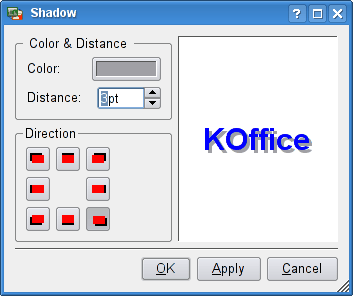 Adding a shadow to the title
