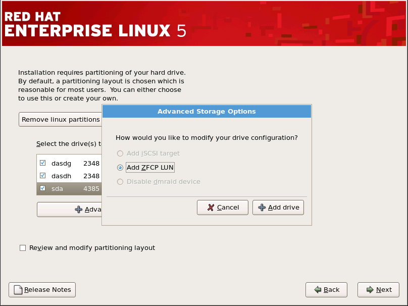 Advanced Storage Options